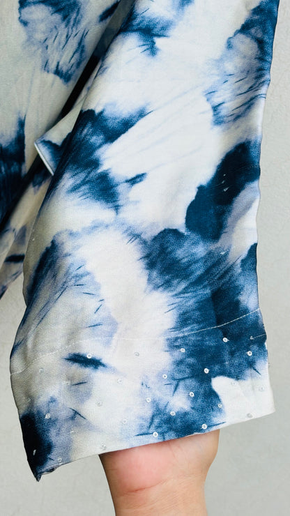 ✨ Kaftan Silk Suit – 1 Piece | Free Size ✨